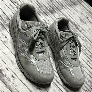 SAS Gray Sneakers Comfortable Walking Shoes